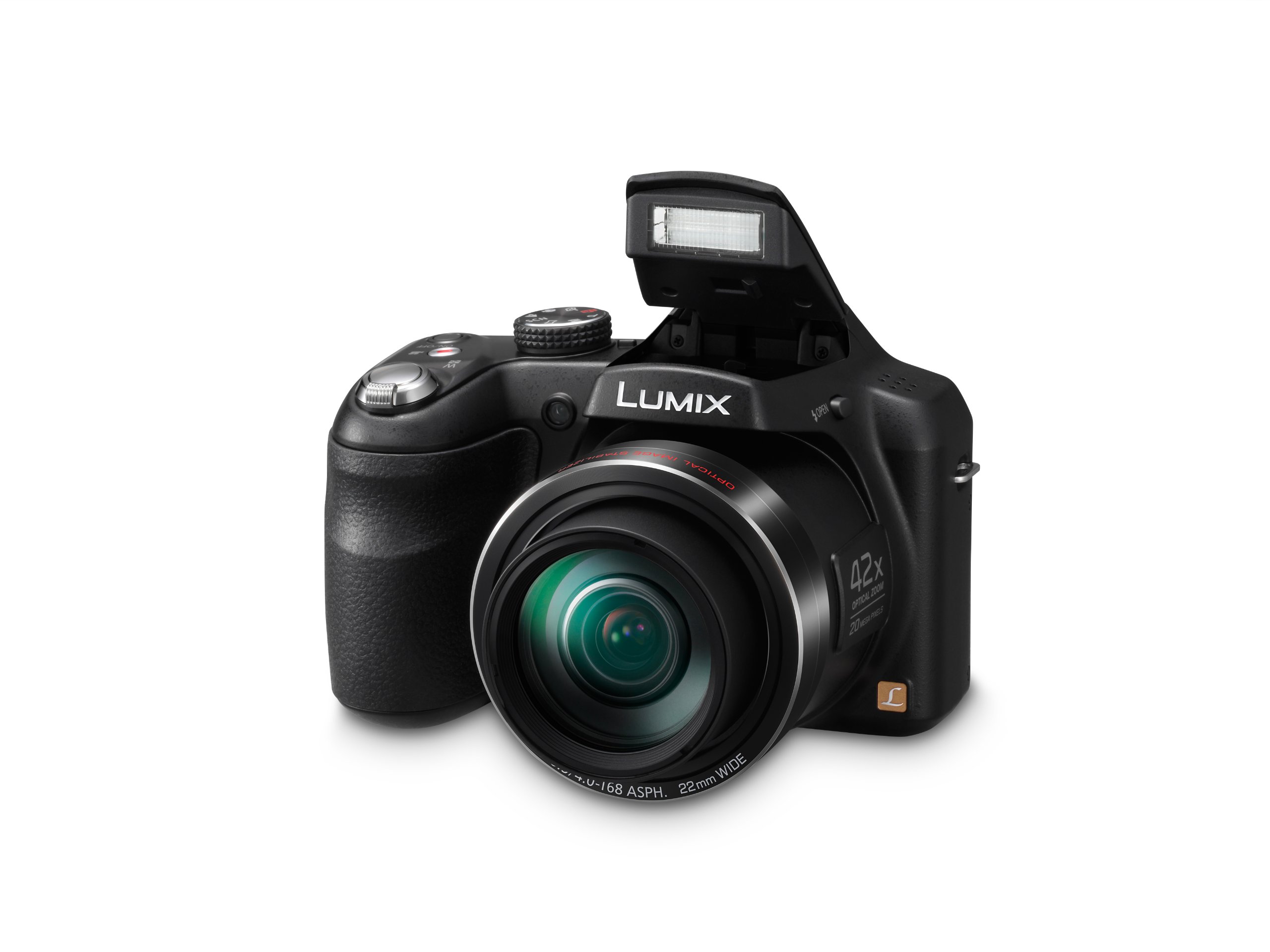 Panasonic Lumix DMC-LZ40EB-K Bridge Camera - Black (20.0MP, 42x